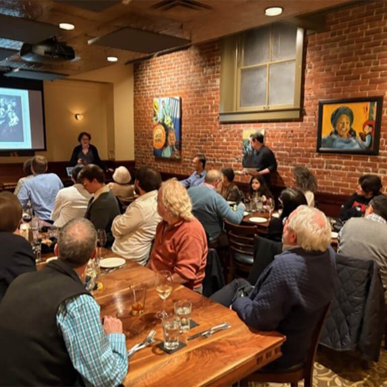 A group photo of people at the workshop.